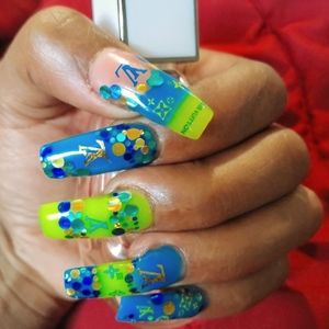 Red and Yellow Press-Ons